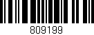 Código de barras (EAN, GTIN, SKU, ISBN): '809199'