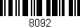 Código de barras (EAN, GTIN, SKU, ISBN): '8092'