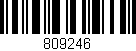 Código de barras (EAN, GTIN, SKU, ISBN): '809246'