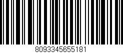 Código de barras (EAN, GTIN, SKU, ISBN): '8093345655181'