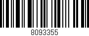 Código de barras (EAN, GTIN, SKU, ISBN): '8093355'