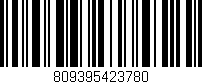 Código de barras (EAN, GTIN, SKU, ISBN): '809395423780'