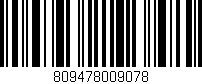 Código de barras (EAN, GTIN, SKU, ISBN): '809478009078'