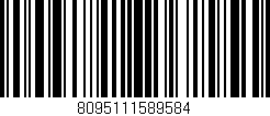 Código de barras (EAN, GTIN, SKU, ISBN): '8095111589584'