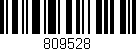 Código de barras (EAN, GTIN, SKU, ISBN): '809528'