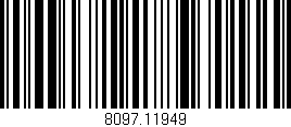 Código de barras (EAN, GTIN, SKU, ISBN): '8097.11949'