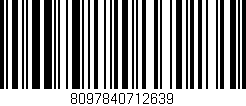 Código de barras (EAN, GTIN, SKU, ISBN): '8097840712639'