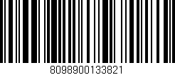 Código de barras (EAN, GTIN, SKU, ISBN): '8098900133821'