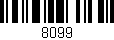 Código de barras (EAN, GTIN, SKU, ISBN): '8099'