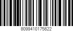 Código de barras (EAN, GTIN, SKU, ISBN): '8099410175622'