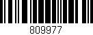 Código de barras (EAN, GTIN, SKU, ISBN): '809977'