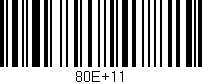 Código de barras (EAN, GTIN, SKU, ISBN): '80E+11'
