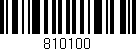 Código de barras (EAN, GTIN, SKU, ISBN): '810100'