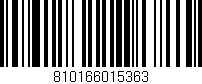 Código de barras (EAN, GTIN, SKU, ISBN): '810166015363'