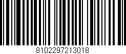 Código de barras (EAN, GTIN, SKU, ISBN): '8102297213018'