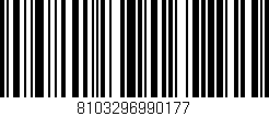 Código de barras (EAN, GTIN, SKU, ISBN): '8103296990177'