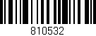 Código de barras (EAN, GTIN, SKU, ISBN): '810532'