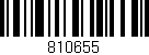 Código de barras (EAN, GTIN, SKU, ISBN): '810655'