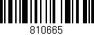 Código de barras (EAN, GTIN, SKU, ISBN): '810665'