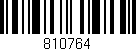 Código de barras (EAN, GTIN, SKU, ISBN): '810764'