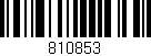 Código de barras (EAN, GTIN, SKU, ISBN): '810853'