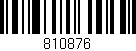 Código de barras (EAN, GTIN, SKU, ISBN): '810876'
