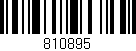 Código de barras (EAN, GTIN, SKU, ISBN): '810895'