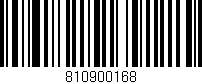 Código de barras (EAN, GTIN, SKU, ISBN): '810900168'