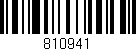 Código de barras (EAN, GTIN, SKU, ISBN): '810941'