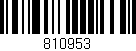 Código de barras (EAN, GTIN, SKU, ISBN): '810953'