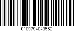 Código de barras (EAN, GTIN, SKU, ISBN): '8109794046552'