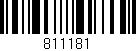 Código de barras (EAN, GTIN, SKU, ISBN): '811181'