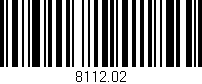 Código de barras (EAN, GTIN, SKU, ISBN): '8112.02'