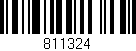 Código de barras (EAN, GTIN, SKU, ISBN): '811324'