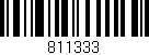 Código de barras (EAN, GTIN, SKU, ISBN): '811333'