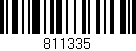 Código de barras (EAN, GTIN, SKU, ISBN): '811335'