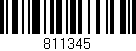 Código de barras (EAN, GTIN, SKU, ISBN): '811345'