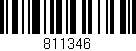 Código de barras (EAN, GTIN, SKU, ISBN): '811346'