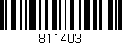 Código de barras (EAN, GTIN, SKU, ISBN): '811403'