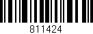 Código de barras (EAN, GTIN, SKU, ISBN): '811424'