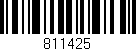 Código de barras (EAN, GTIN, SKU, ISBN): '811425'