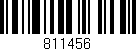 Código de barras (EAN, GTIN, SKU, ISBN): '811456'