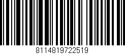 Código de barras (EAN, GTIN, SKU, ISBN): '8114819722519'