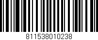 Código de barras (EAN, GTIN, SKU, ISBN): '811538010238'