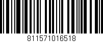 Código de barras (EAN, GTIN, SKU, ISBN): '811571016518'