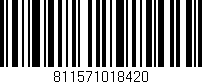 Código de barras (EAN, GTIN, SKU, ISBN): '811571018420'