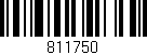 Código de barras (EAN, GTIN, SKU, ISBN): '811750'