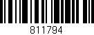 Código de barras (EAN, GTIN, SKU, ISBN): '811794'