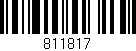 Código de barras (EAN, GTIN, SKU, ISBN): '811817'