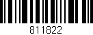 Código de barras (EAN, GTIN, SKU, ISBN): '811822'